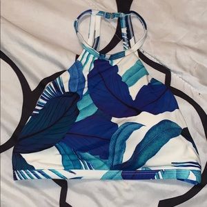 Halter Bikini Floral Top